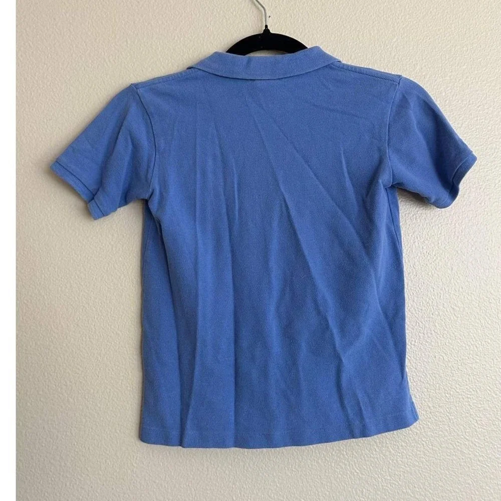 Polo Ralph Lauren Blue Pique Polo Boys 6 Preppy Classic Pony Logo Old Money